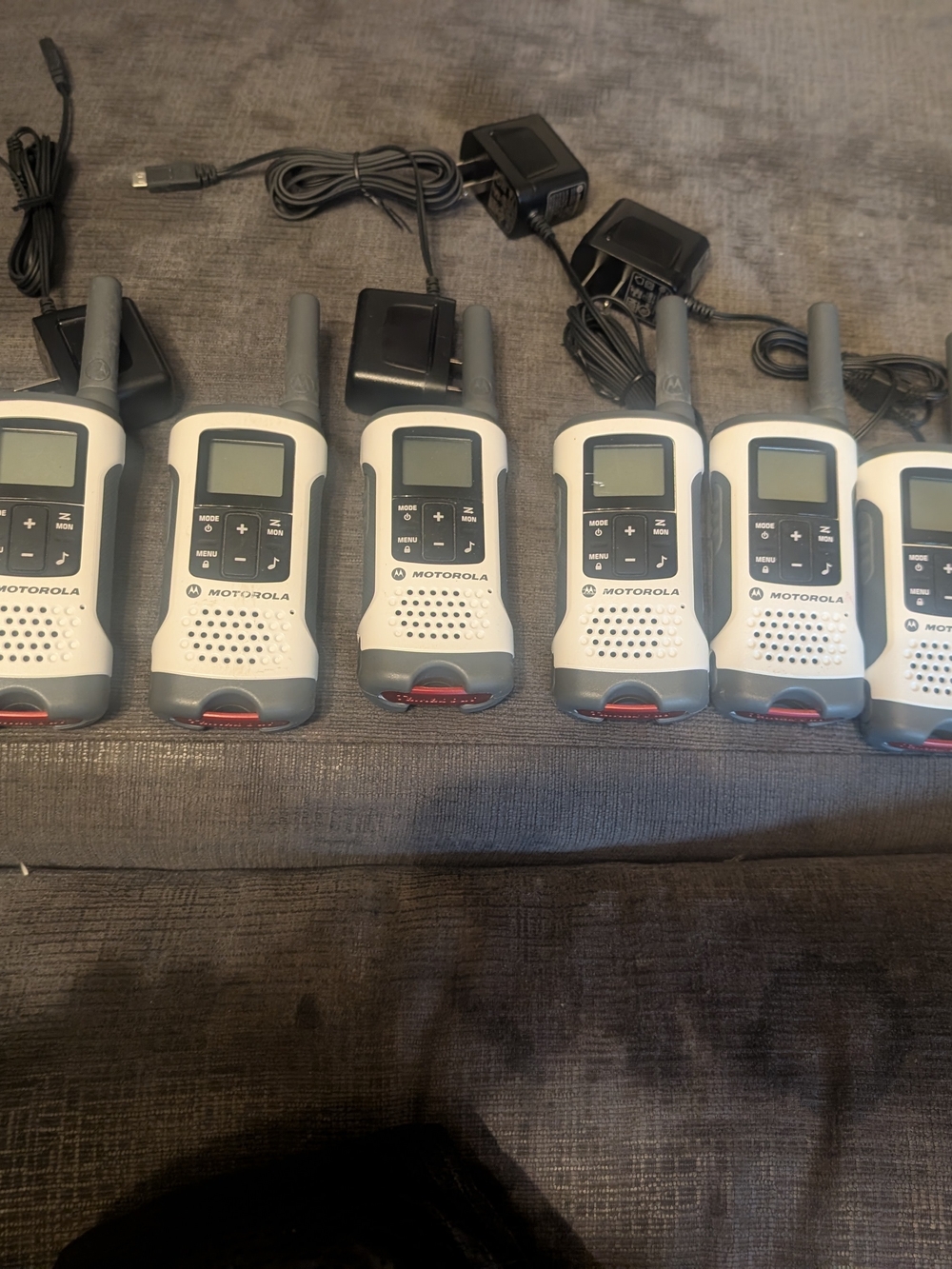 Motorola Talkabout T260 Two-Way Radios - 8 Pack with Chargers